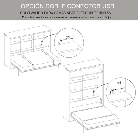 Cama abatible Jet