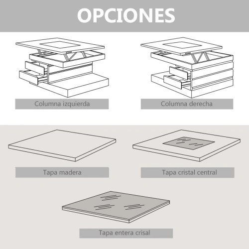 Mesa Centro Origen 164