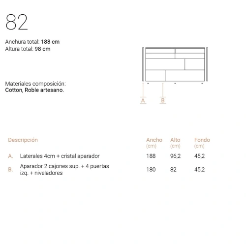 Aparador New Royal 82