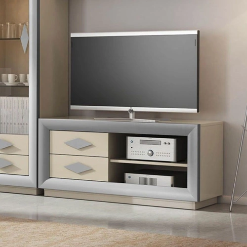 Mueble TV Cloe Málaga con zócalo