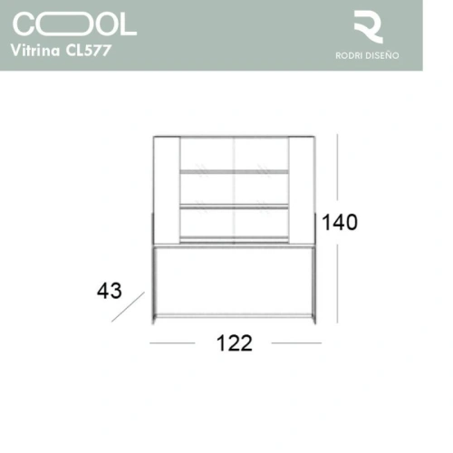 Vitrina Cool CL11